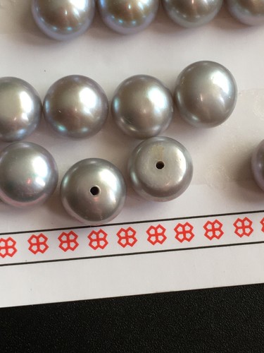 Über 100 paare Zuchtperlen Perlenohrstecker silbergrau+tahitischwarz AAAAA+ - Bild 12 von 12