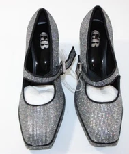 New Gianni Bini GB Night Glitter Sparkly Disco Ball Platform Mary Jane All Sizes