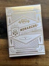 White Gold Monarchs Playing Cards Theory 11 Sealed 🔵