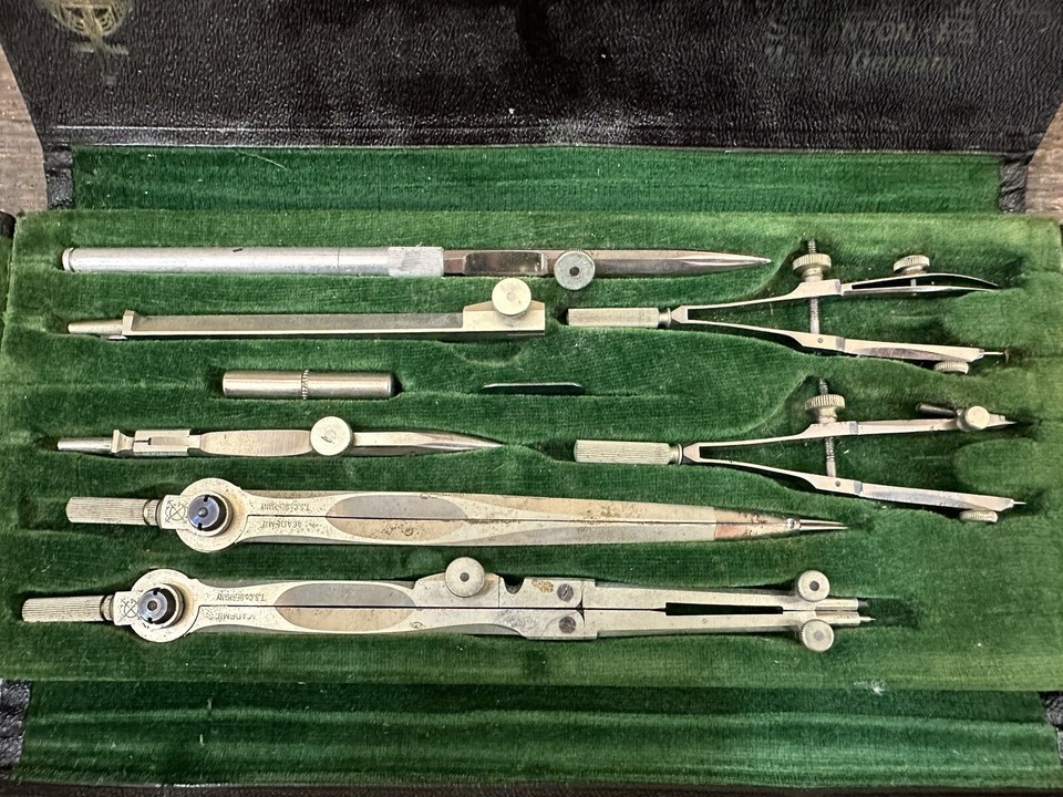 Vintage Technical Supply Co Academic Tesco Drafting Set Scranton Pa No