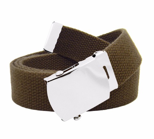 Build A Belt Kid's Classic Silver Slider 1.25" Buckle with Adjustable Web Belt - Picture 6 of 24