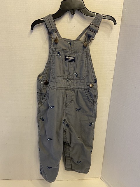 oshkosh b gosh overalls size 24 month dinosaurs vestbak ebay oshkosh b gosh size chart