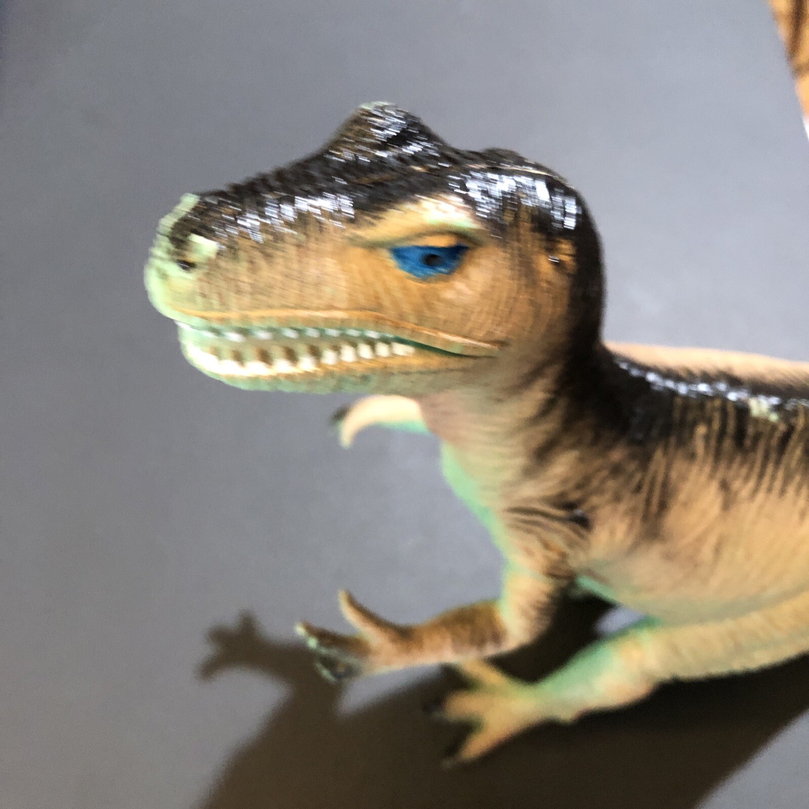 Lucky Star Allosaurus Dinosaur Figure 7.5x9.5” Plastic Toy Dinosaur Model Figure