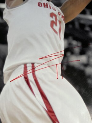 Evan Turner signed 16x20 photo Sixers Ohio State #2 Pick Celtics