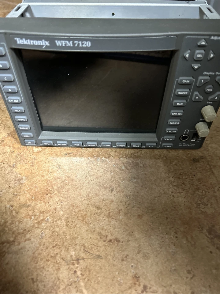 Monitor multiformato Tektronix WFM 7120 WFM7120 OPT: HD DDe sin alimentación Su Foto 4 de 4