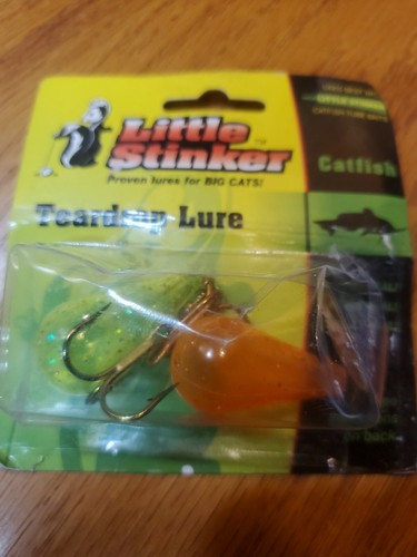 Hog Wild Catfish Fishing Dipper Little Stinker Teardrop Lure Treble Hook USA - Picture 2 of 3
