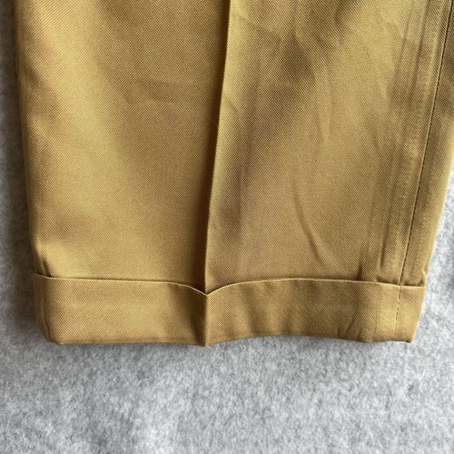 Polo Ralph Lauren Men's Pants 36”x34" Pleated Cuffed Polyester Business Y2K - Picture 9 of 10