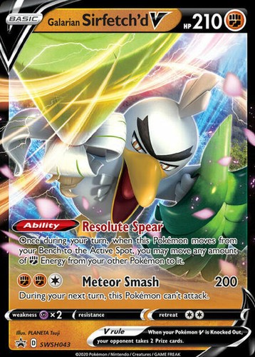 Galarian Sirfetch D V Swsh043 Swsh Black Star Promos Nm English Pokemon Sws Ebay