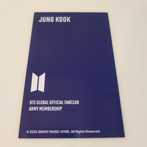 BTS GLOBAL Official Fanclub ARMY Membership Kit 8th Photocard + ID Photo - Bild 15 von 15