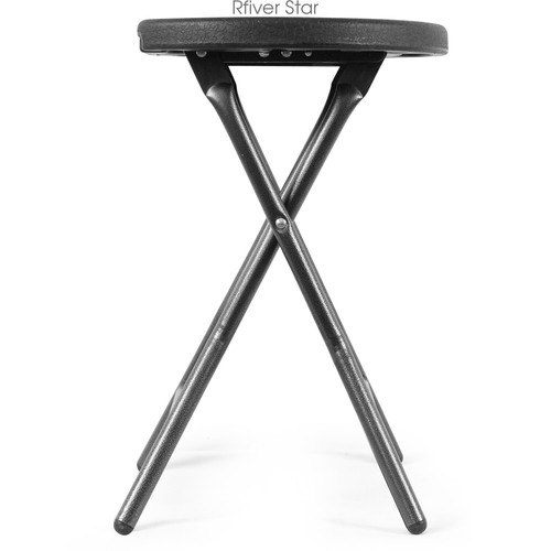 Folding Stool Chair with Handle,Small Collapsible Skinny Stool Set of 2 - Picture 6 of 8