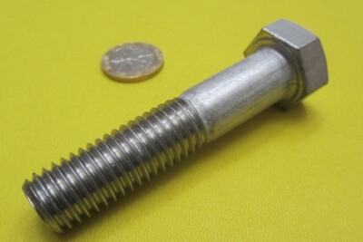 18-8 Stainless Steel Bolt Screw PT 5/8''-11 x 3.00'' Length, 5 Pcs