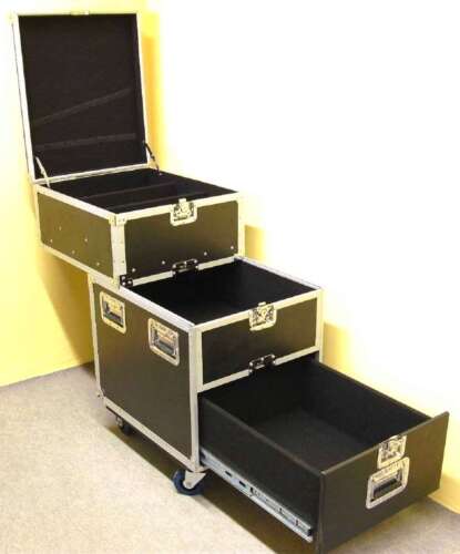Roadie Case 51x60x92 cm con ruote Roadiecase cassetta degli attrezzi cassetta per attrezzi custodia per trasporto - Foto 6 di 12