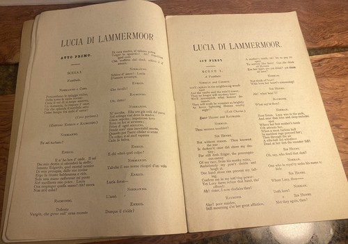 Original 1920s Metropolitan  Opera  "Lucia di Lammermoor" Music by Donizetti#CA - Picture 5 of 5