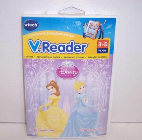 NEW! VTech V.Reader Cartridge : Disney Princess "Belle's Special Treat" {2904} - Picture 1 of 2
