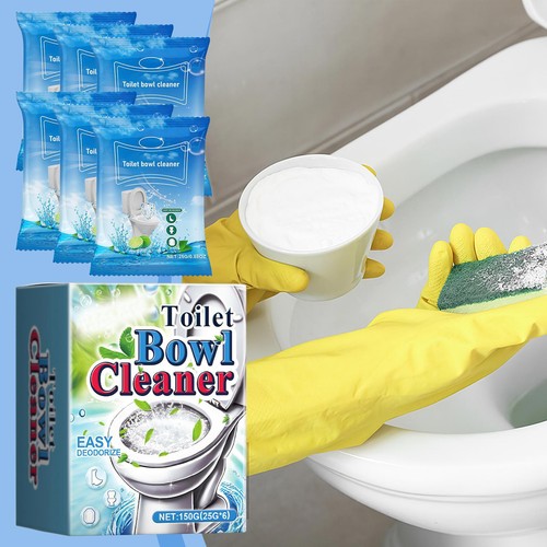 6X Splash Foam Toilet Bowl Cleaner, Foaming Toilet Cleaner, Bowl Powder Cleaning - Picture 3 of 12