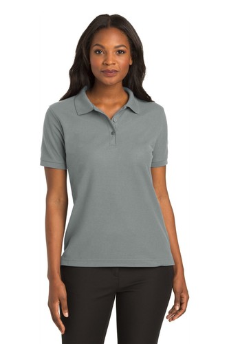 Port Authority L500 Ladies Short Sleeve Comfort Tee Silk Touch Polo Shirt - Picture 31 of 98