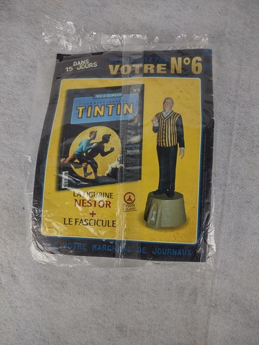Adventures of TinTin Sakharine Chess Collection Magazine 5 & Figure Piece - Picture 10 of 12