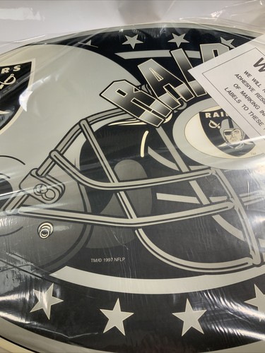 Vintage Oakland Raiders Placemat SEALED Bag of 12 NFL RARE 1997 90’s 1990’s - Picture 7 of 10