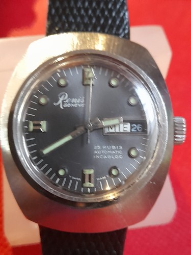 Rare Vintage Renis Geneve 25 jewels ref 36044 Mens Automatic Watch _3108 - Picture 2 of 14