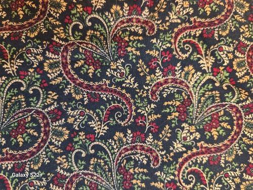V.I.P Cranston Printworks Paisley Cotton Sewing Quilting Fabric By the yard 44 W - Picture 5 of 6