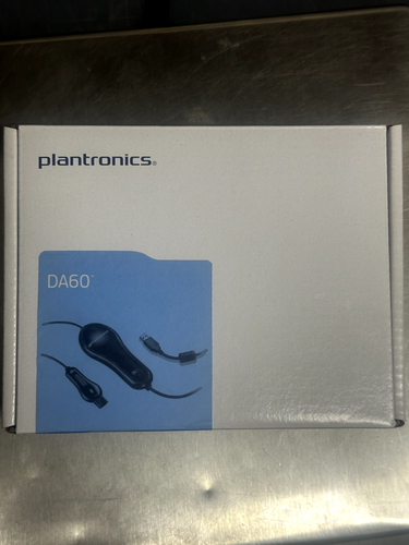 Plantronics DA60 Base Unit USB Adapter to Headset 63725-01 *New in Box*