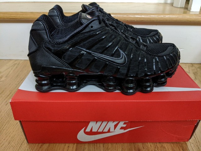 nike shox tl triple black