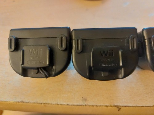 Official Nintendo Wii Motion Plus Adapters - Black X3 WORKING ORDER