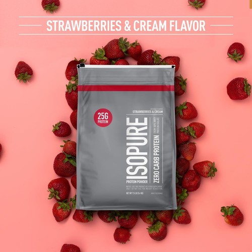 Nature's Best Isopure Zero Carb Molkenproteinisolat 7,5 Pfund 4 Geschmacksrichtungen Neu Beutel - Bild 11 von 34