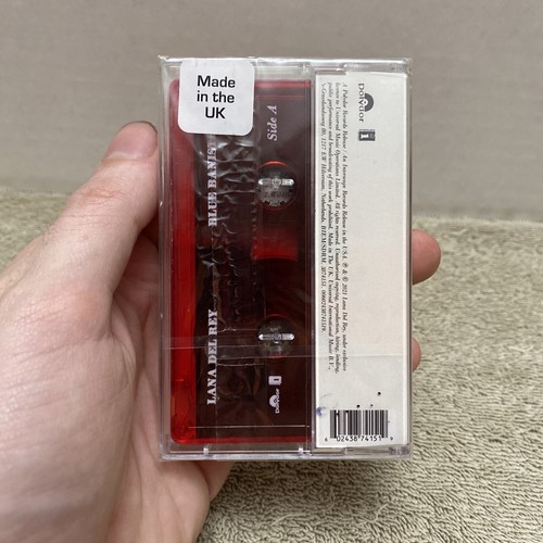 Lana Del Rey Blue Banisters UK 2021 Translucent Red Cassette NEW - Picture 3 of 7