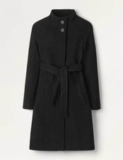 Boden Cartwright Coat Black Rrp £190 Size Uk 12p T0620 Brand New