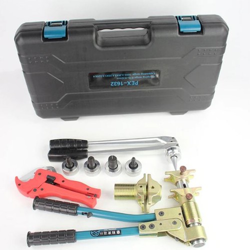 PEX-1632 Crimpwerkzeuge Sortiment 16-32 mm Wasser/Flex und stabile Armaturen. - Bild 3 von 12