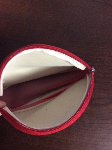 Red And Black Lancome Makeup Bag Case Toiletries Travel Size Bag - Picture 9 of 12