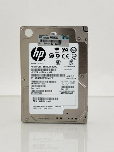 EH300FBQDD HP 300GB 10K 6Gb/s SAS 2.5" HDD Hard Drive - Picture 2 of 5