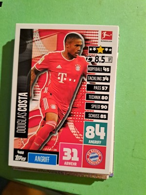 Match Attax Extra 20/21 - 482 Douglas Costa Basis Karte