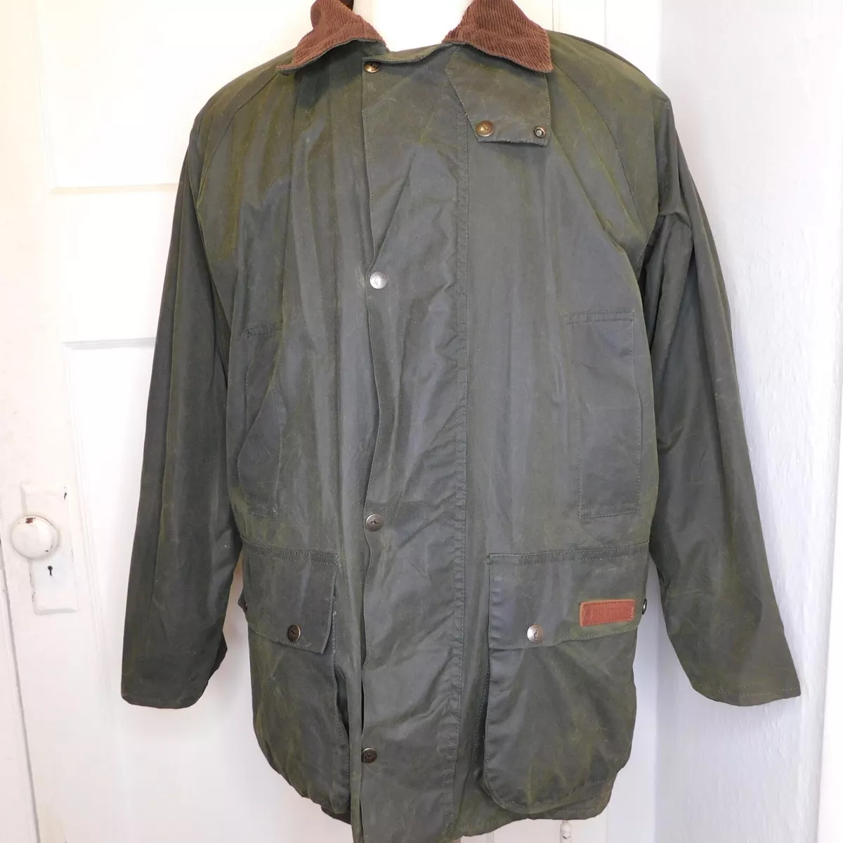 Waxed cotton deals barn coat