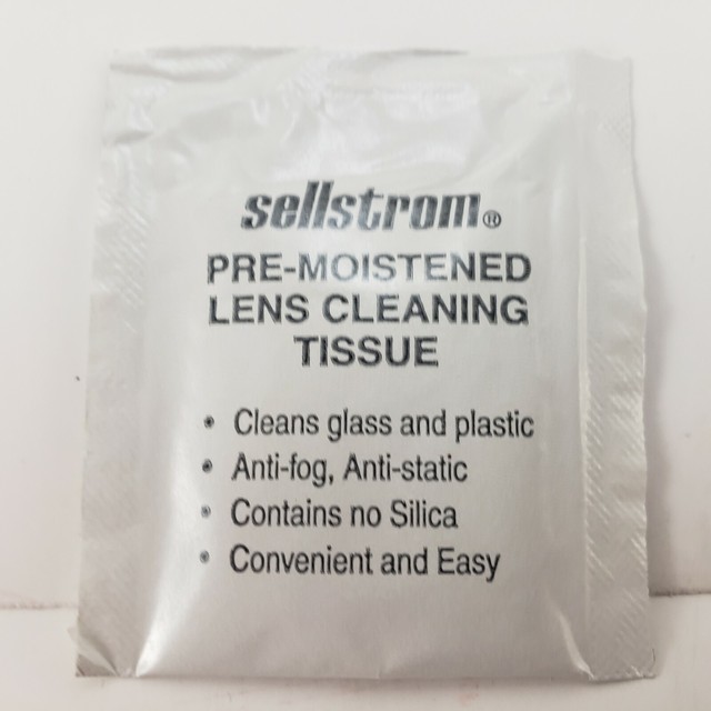 Sellstrom StaClear 40 Piece PreMoistened Eyewear Cleaning Tissues