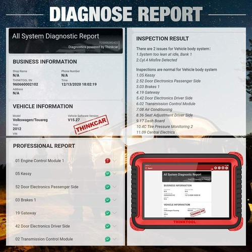 ThinkTool Pro Car ECU Coding Active Test OBD2 Scanner All Systems Diagnostic ODB - Picture 3 of 7