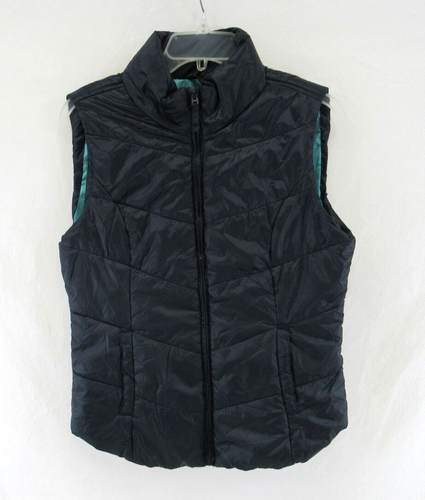 NWT Aeropostale Women's Navy Full Zip Puffer Vest Size M #A108 - Bild 1 von 7