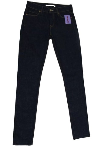 NWT Vince Jeans Slim Dark Denim Cotton Elastane Stretch Womens Size 25 x 32 - Picture 3 of 6