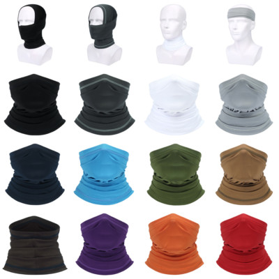 UV Shield Face Mask Women Men Windproof Neck Gaiter Balaclava Motorcycle Soft US