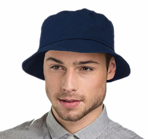Summer Bucket Hat Cap Cotton Fishing Boonie Brim visor Sun Safari Camping Hats - 第 3/18 張圖片