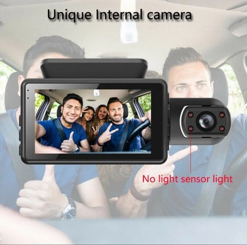 HD Car Video Recorder 2 Lens 3.0inch IPS camera Night vision G-sensor Loop recor - Picture 3 of 24