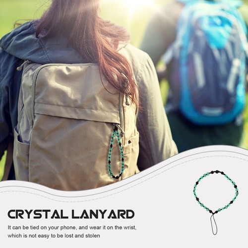  Set of 2 Anti-Verlust-Lanyard Auf Dem Handy Kristall-Telefon-Anti-Verlust-Seil - Zdjęcie 3 z 12