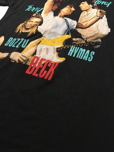 Vintage 1989 Jeff Beck Guitar Shop T-Shirt Spring Ford Size Large Single Stitch - Picture 5 of 12