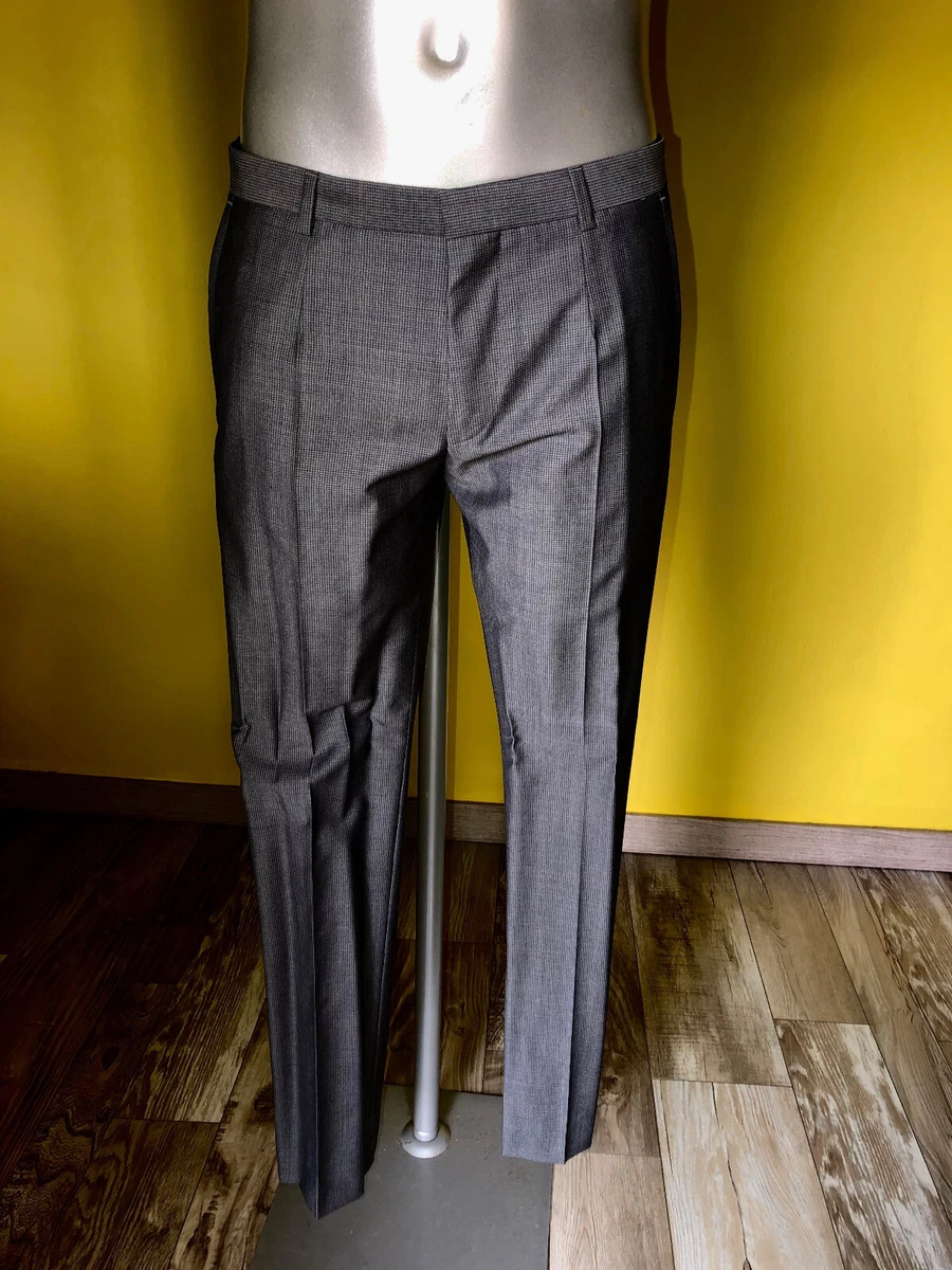 Pretty Pants Suit Caviar HUGO BOSS Amaro Heise Trousers 40 All New