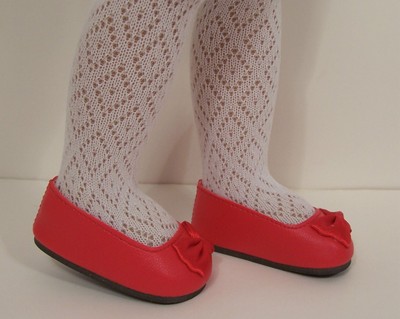 LT YELLOW Flats w//Bow SM Doll Shoes For Sonja Hartmann 18/" Kidz n Cats DEBs