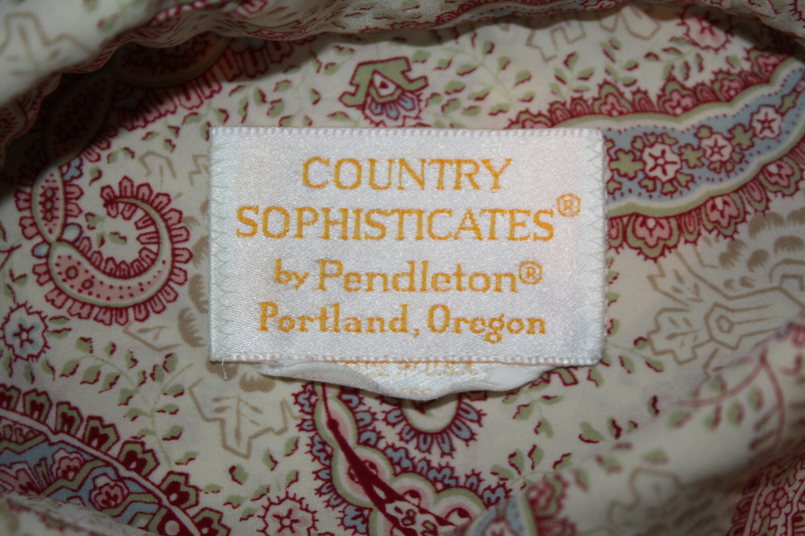Pendleton Country Sophisticates 14 Button Blouse … - image 6