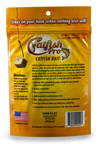 Catfish Pro Blood Catfish Bait Catches Blues Channels Bullheads even Flatheads - 第 4/5 張圖片