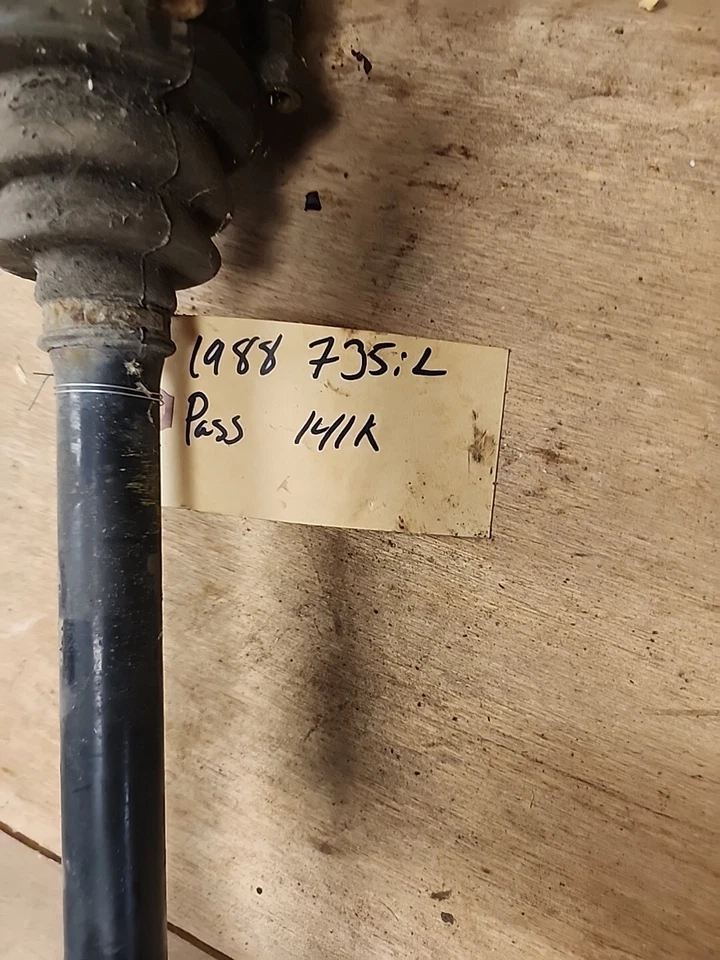 BMW E32 88-94 735i 735iL 740i 740iL 750i Passenger axle half output shaft #13 - Image 2 of 4