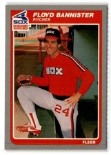 1985 Fleer #508 Floyd Bannister Chicago White Sox - VG Discolored